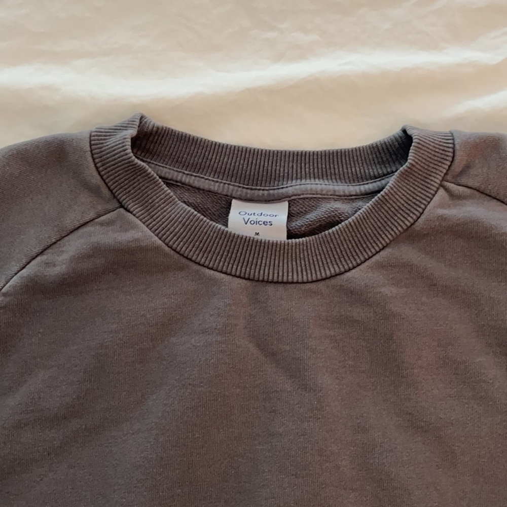 Outdoor Voices Cotton Terry Crewneck Sweatshirt